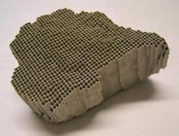 spent catalytic converter ceramic crushed